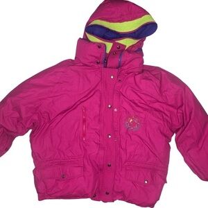 Bram Billa Duck Down Reversible Vintage Ski Snowboard Jacket Adult Sz XL